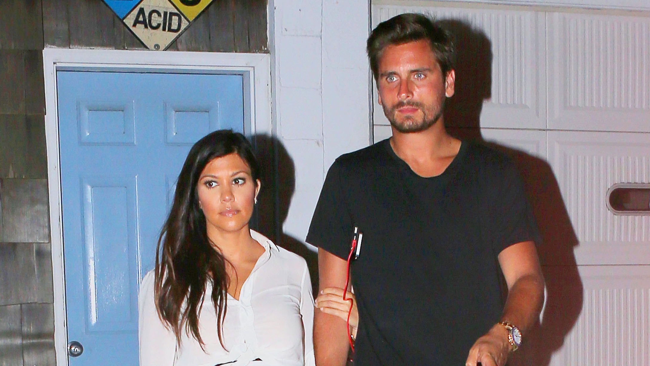 Kourtney Kardashian and Scott Disick