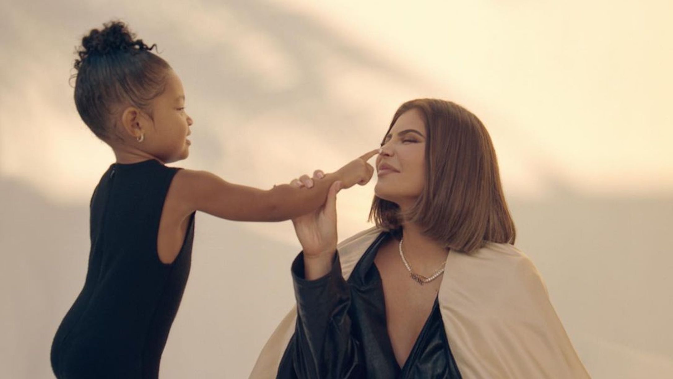 Stormi Webster and Kylie Jenner