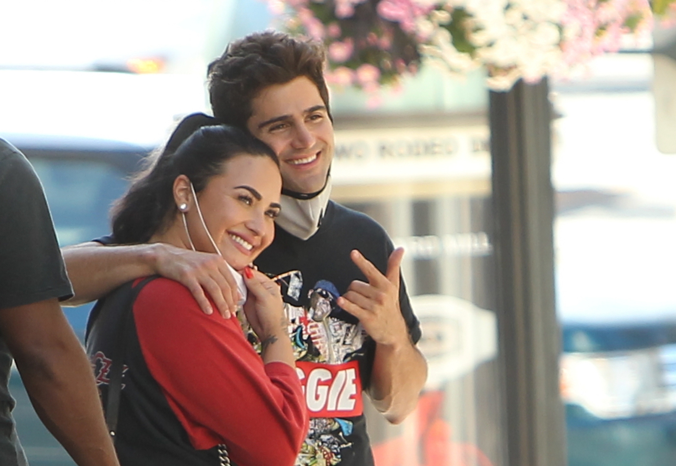 Max Ehrich and Demi Lovato