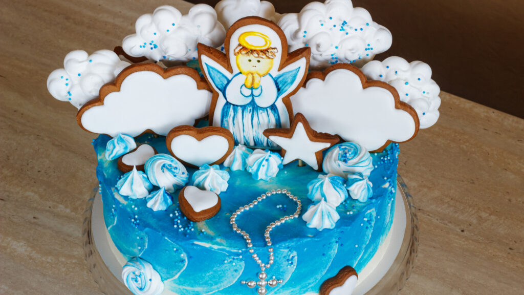 pastel de bautismo