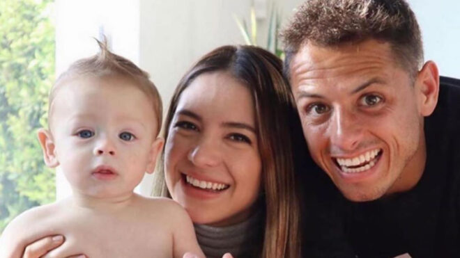 chicharito y familia