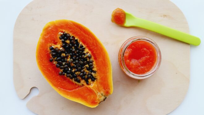 papaya baby food