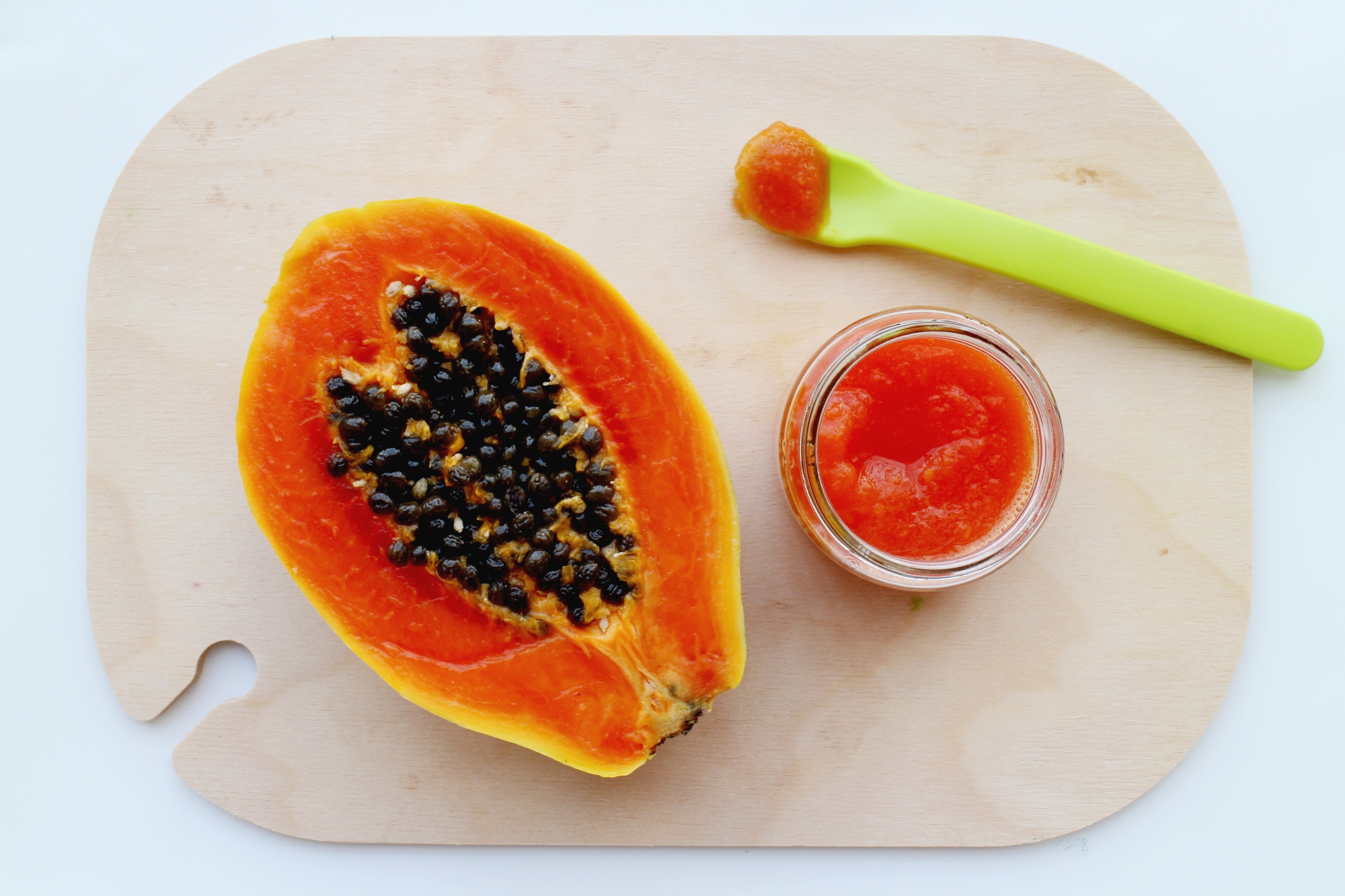 papaya baby food