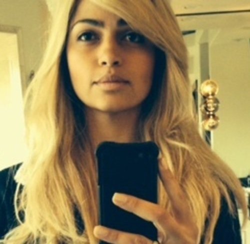 Camila Alves goes blonde