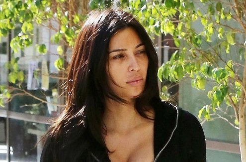 Kim Kardashian with no makeup
