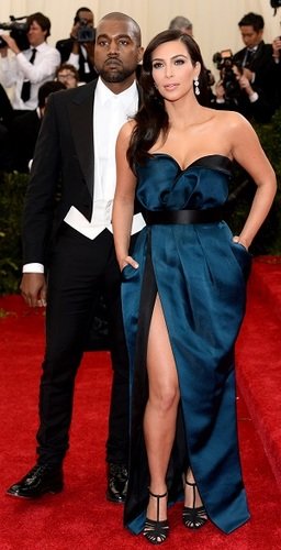 Kanye West and Kim Kardashian at Met Gala