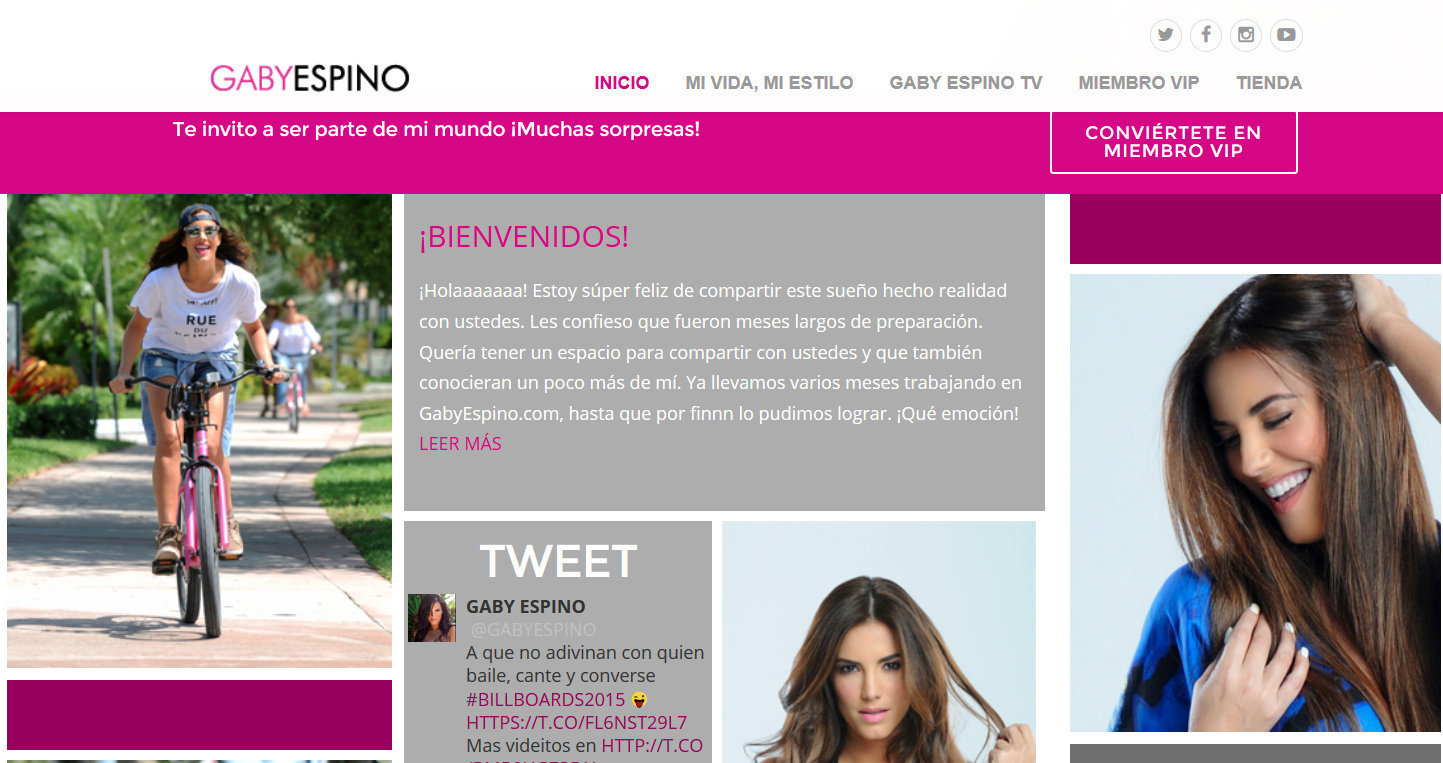 website de gaby espino