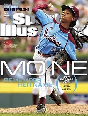 Mo'Ne Davis on the cover of Sports Illustrated