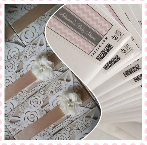 Invitaciones babyshower adamari lopez