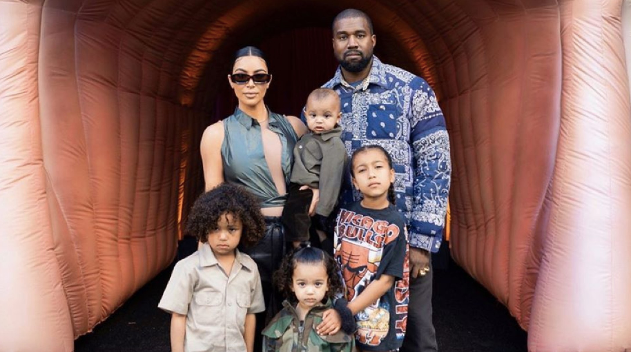 Kim Kardashian Kanye West rich kids