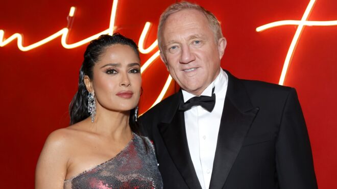 Salma-Hayek and Francois-Henri Pinault