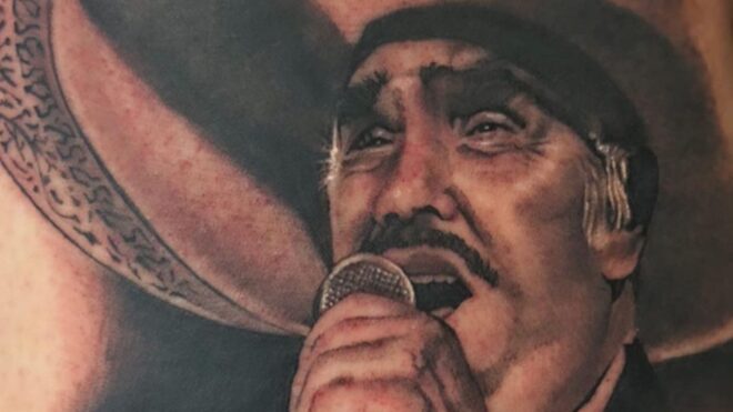 Vicente Fernández tattoos