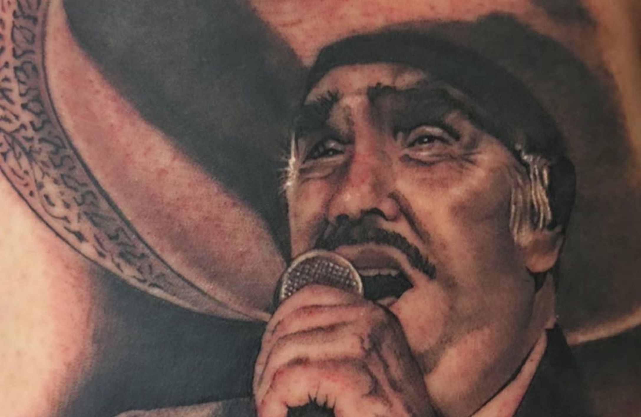 Vicente Fernández tattoos