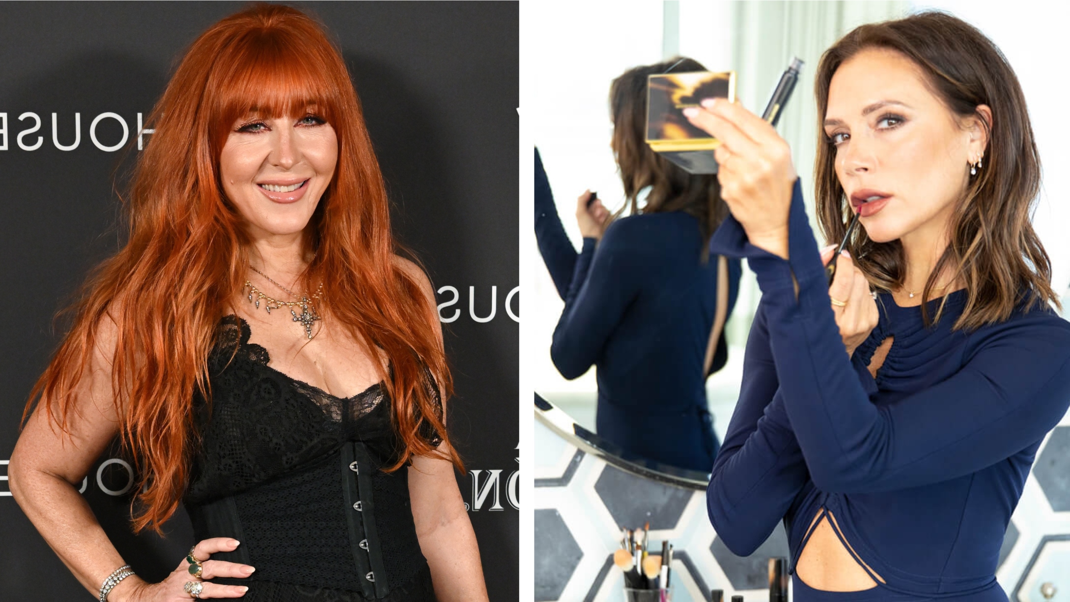 Charlotte Tilbury y Victoria Beckham