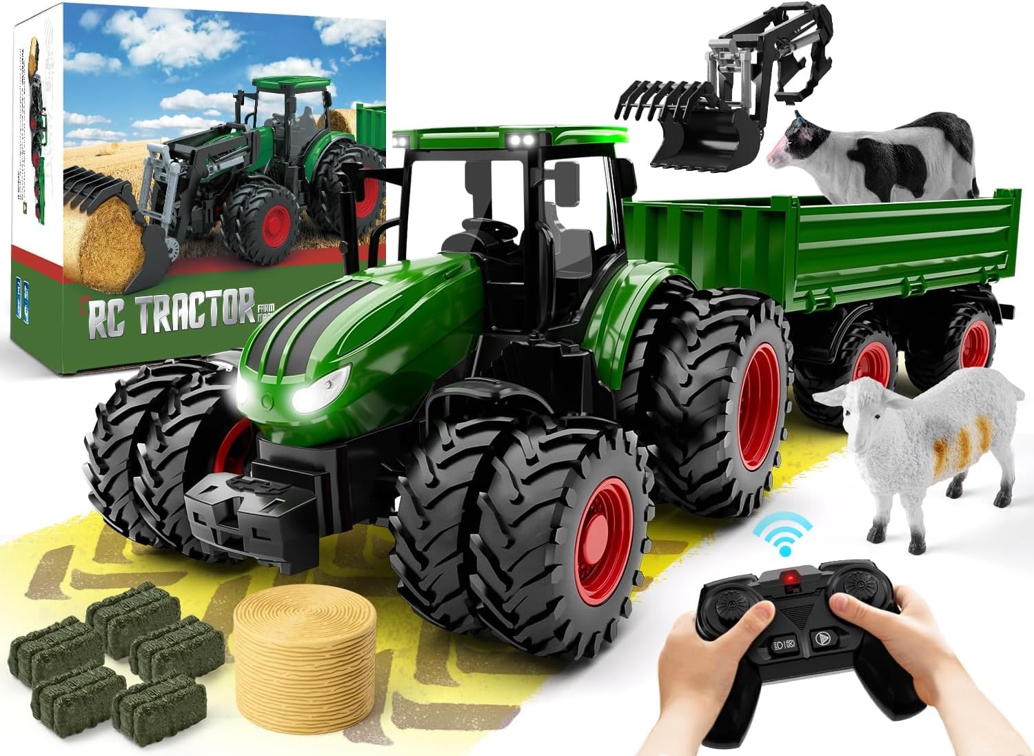 Remote control tractor