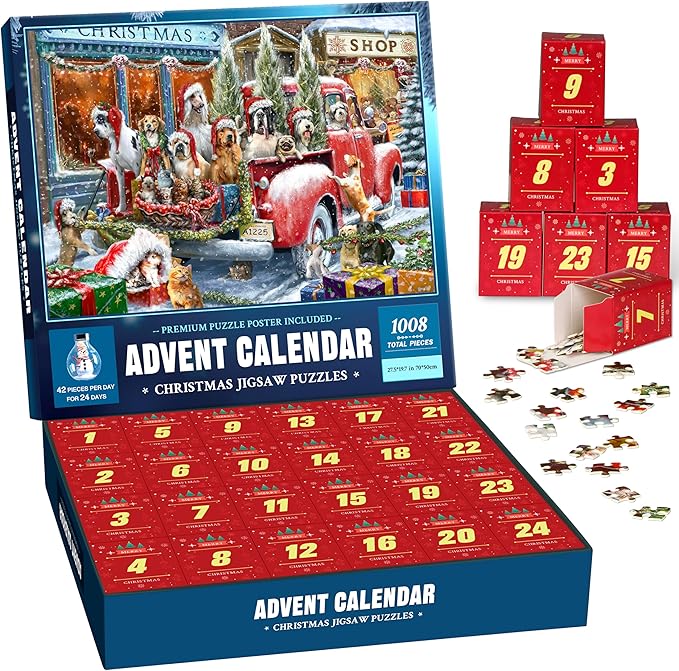 Puzzle advent calendar