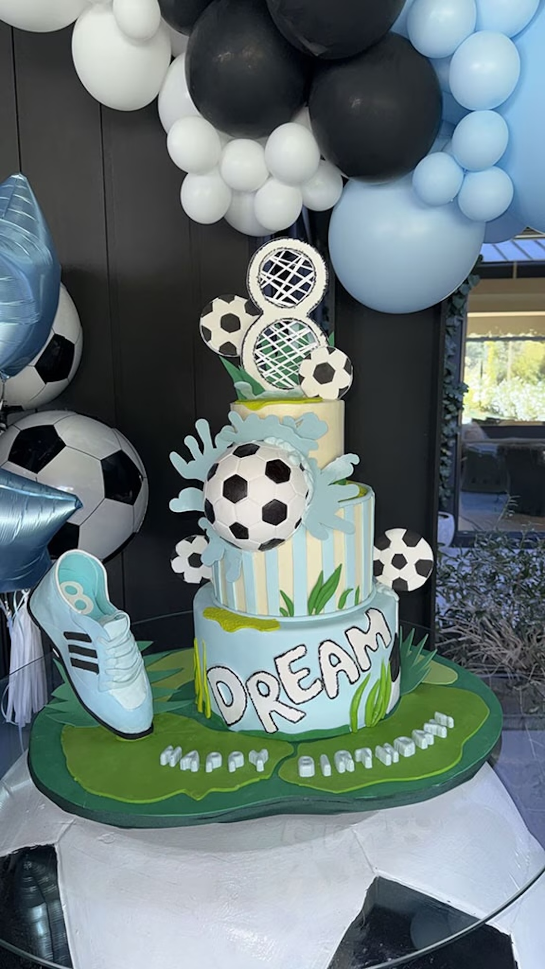 Dream Kardashian soccer cake