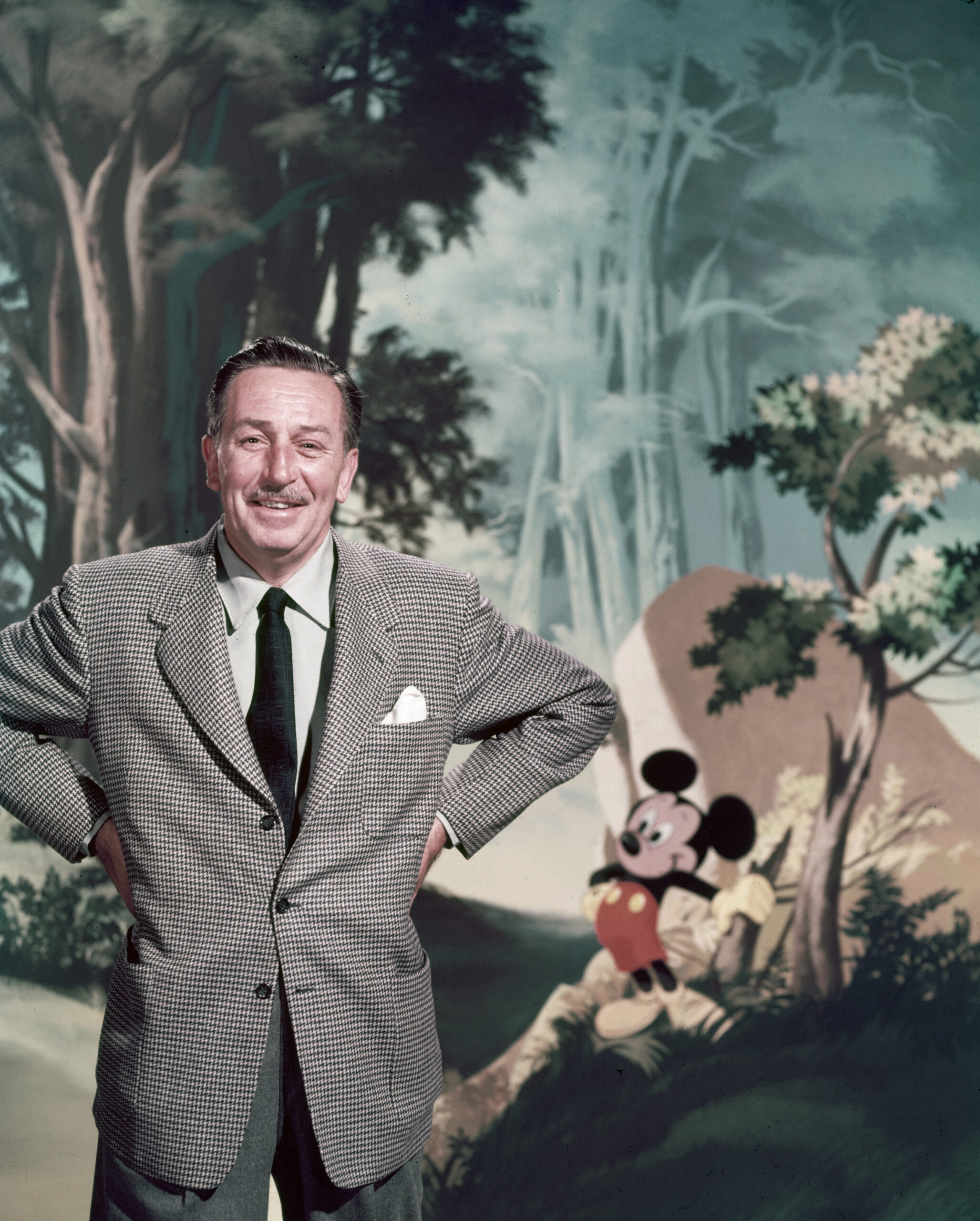 Portrait Of Walt Disney