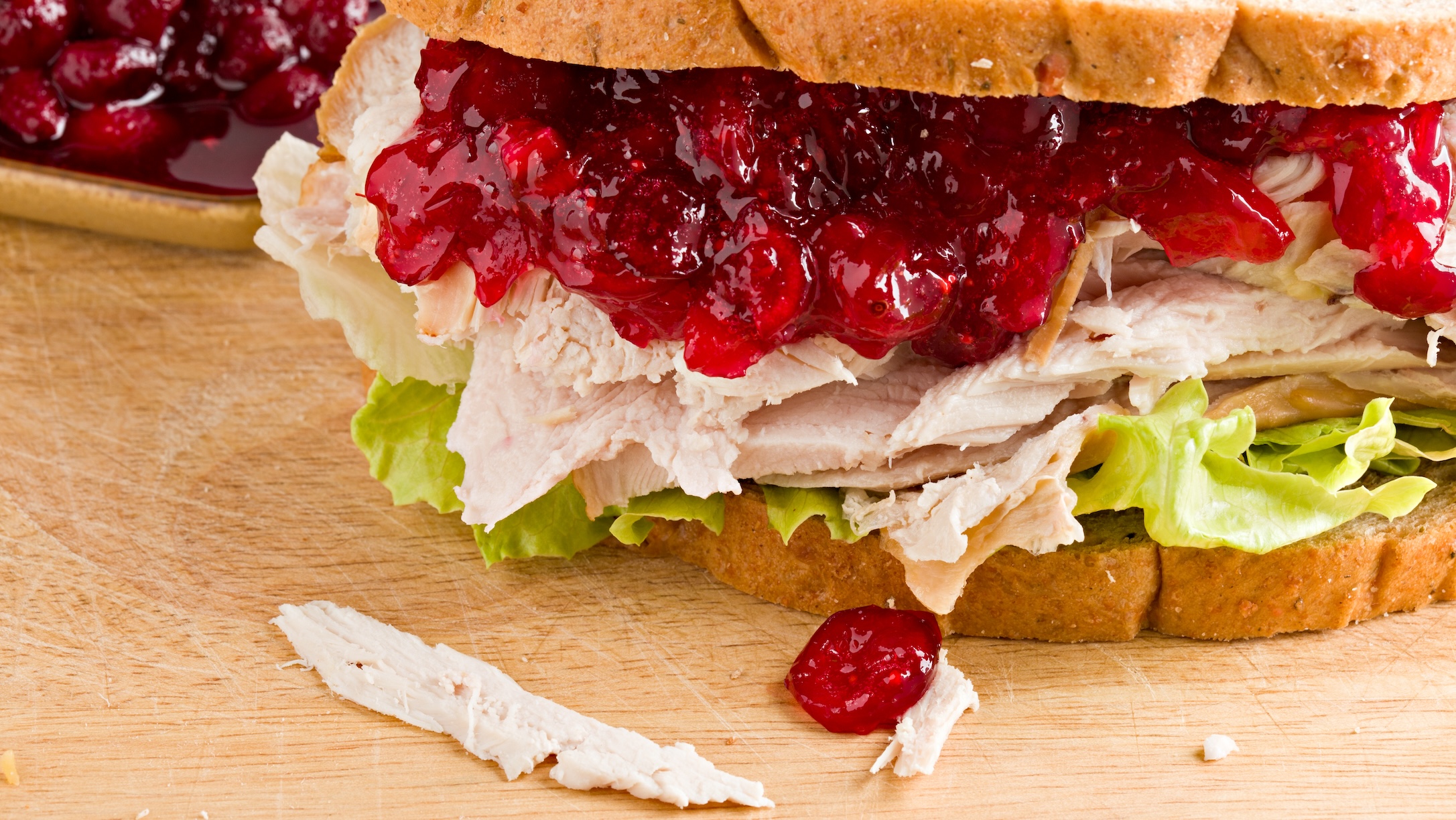 Turkey And Cranberry Sandwich