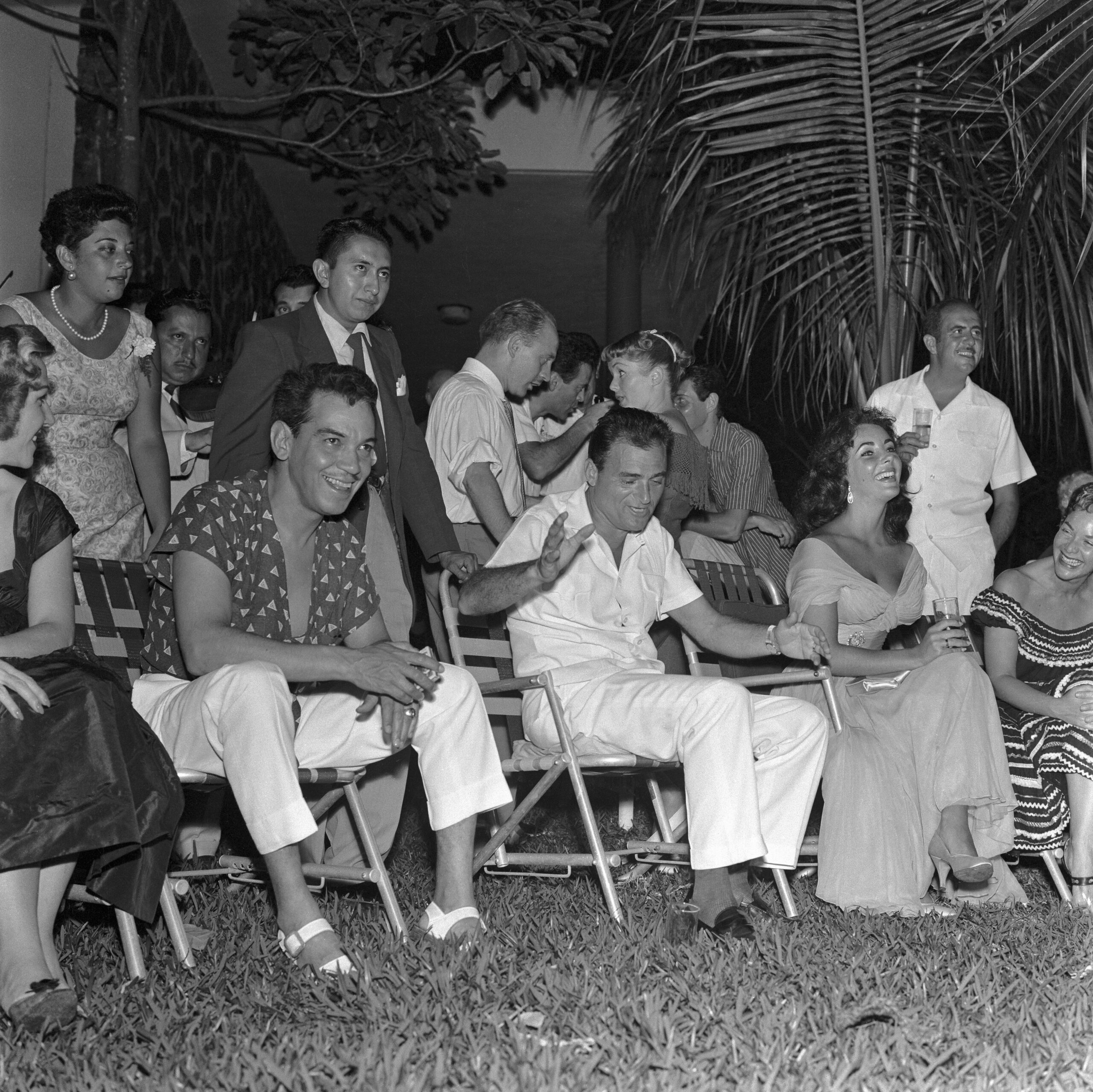 Mike Todd and Liz Taylor's Wedding Party