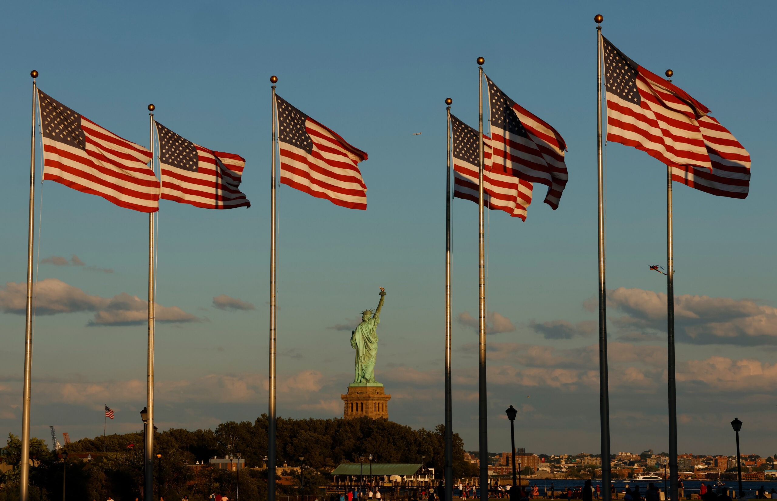 Sunset in New York City