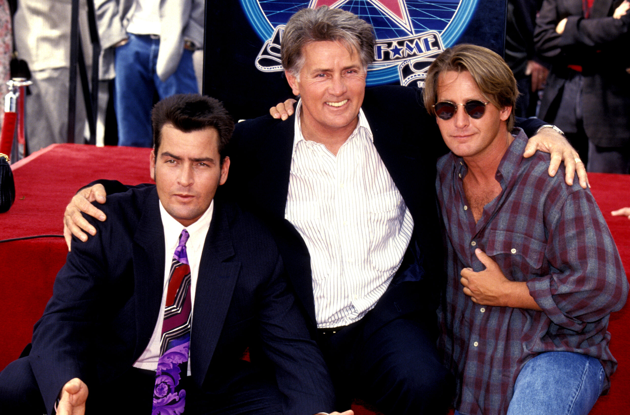 Charlie Sheen Honored with a Star on the Hollywood Walk of Fame