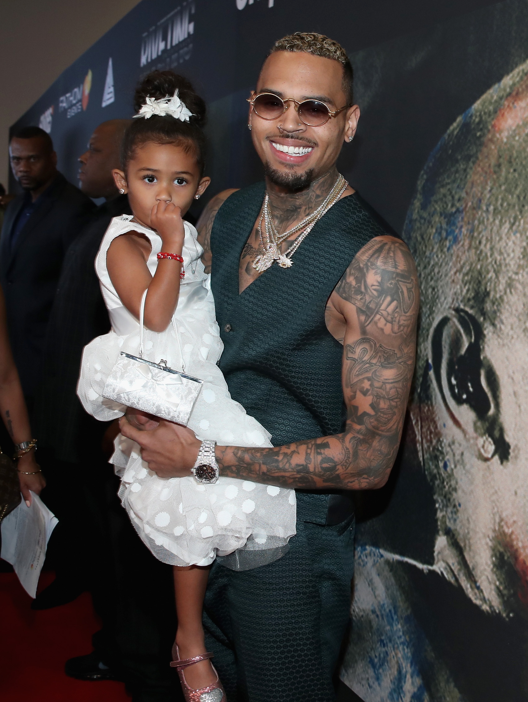 Premiere Of Riveting Entertainment's "Chris Brown: Welcome To My Life" At L.A. LIVE