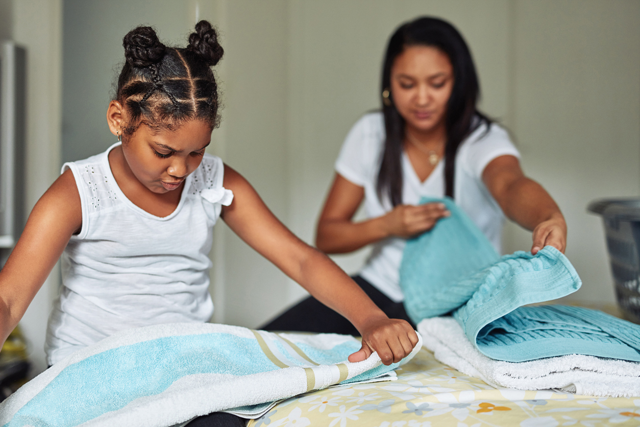 Learning about folding washing