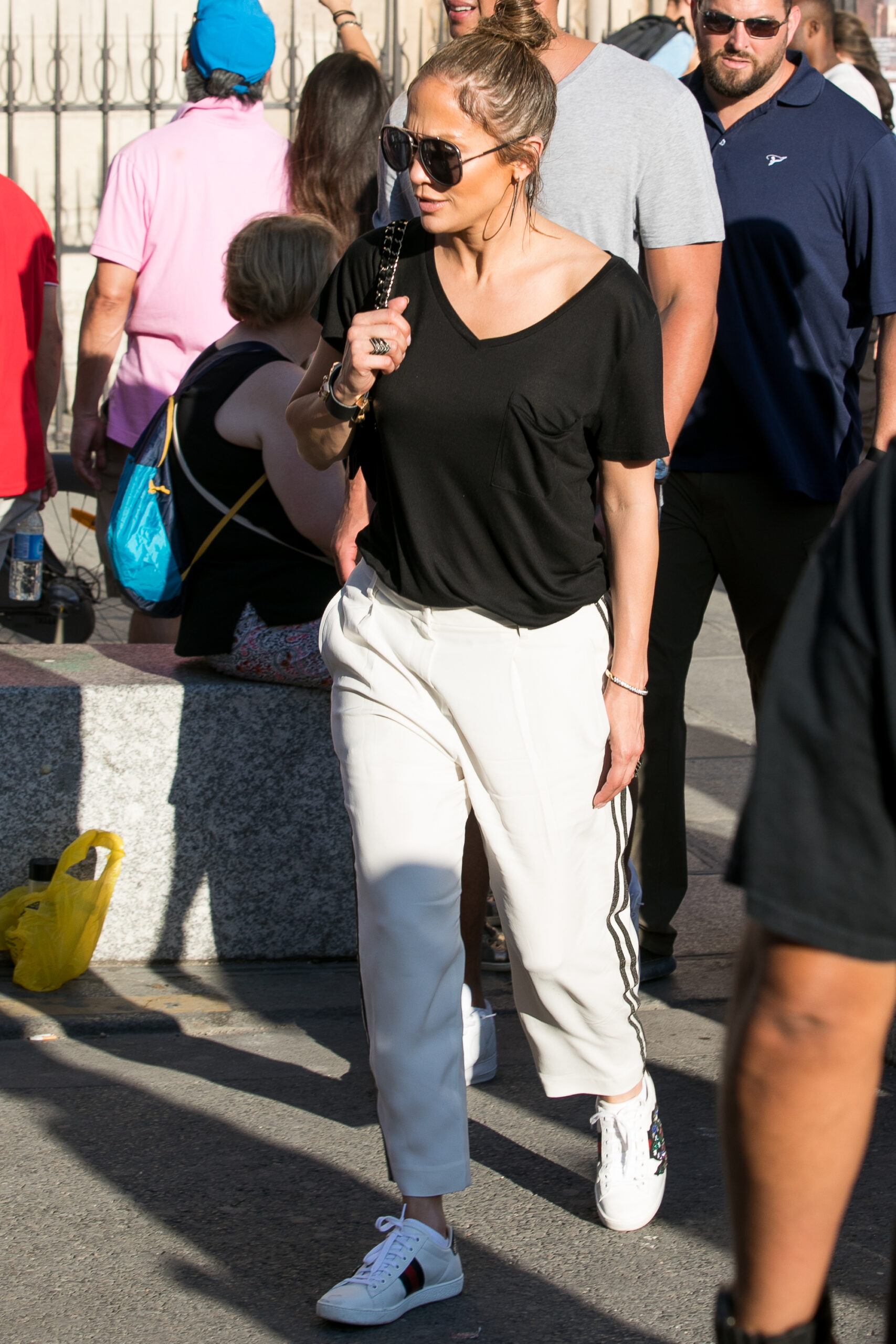 Jennifer Lopez and Alex Rodriguez  Sighting In Paris -  June 18, 2017