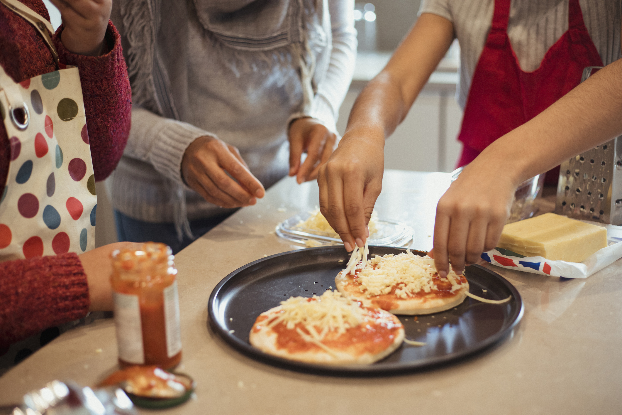 Adding the Toppings to the Pizza