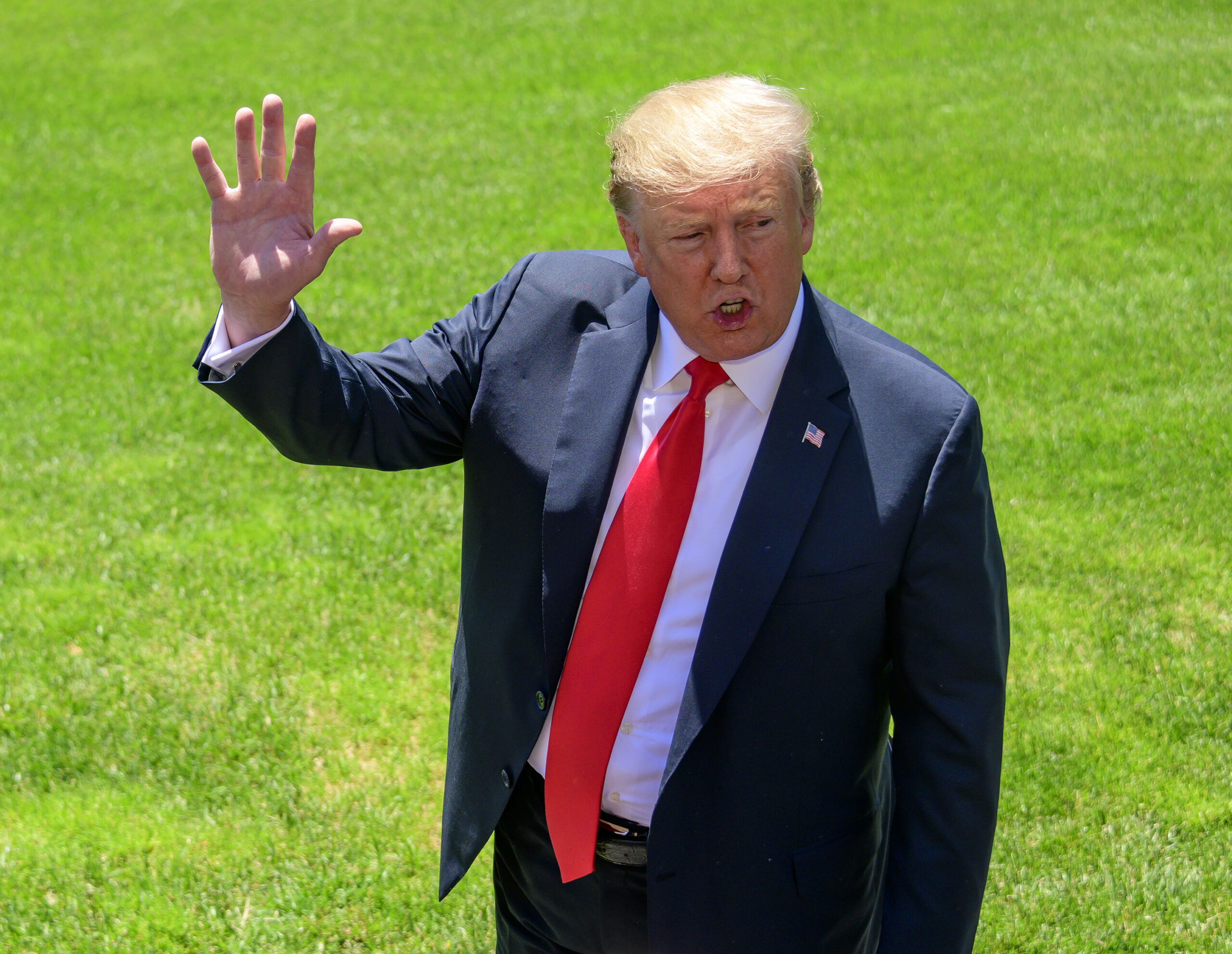 Donald Trump Departure For Japan