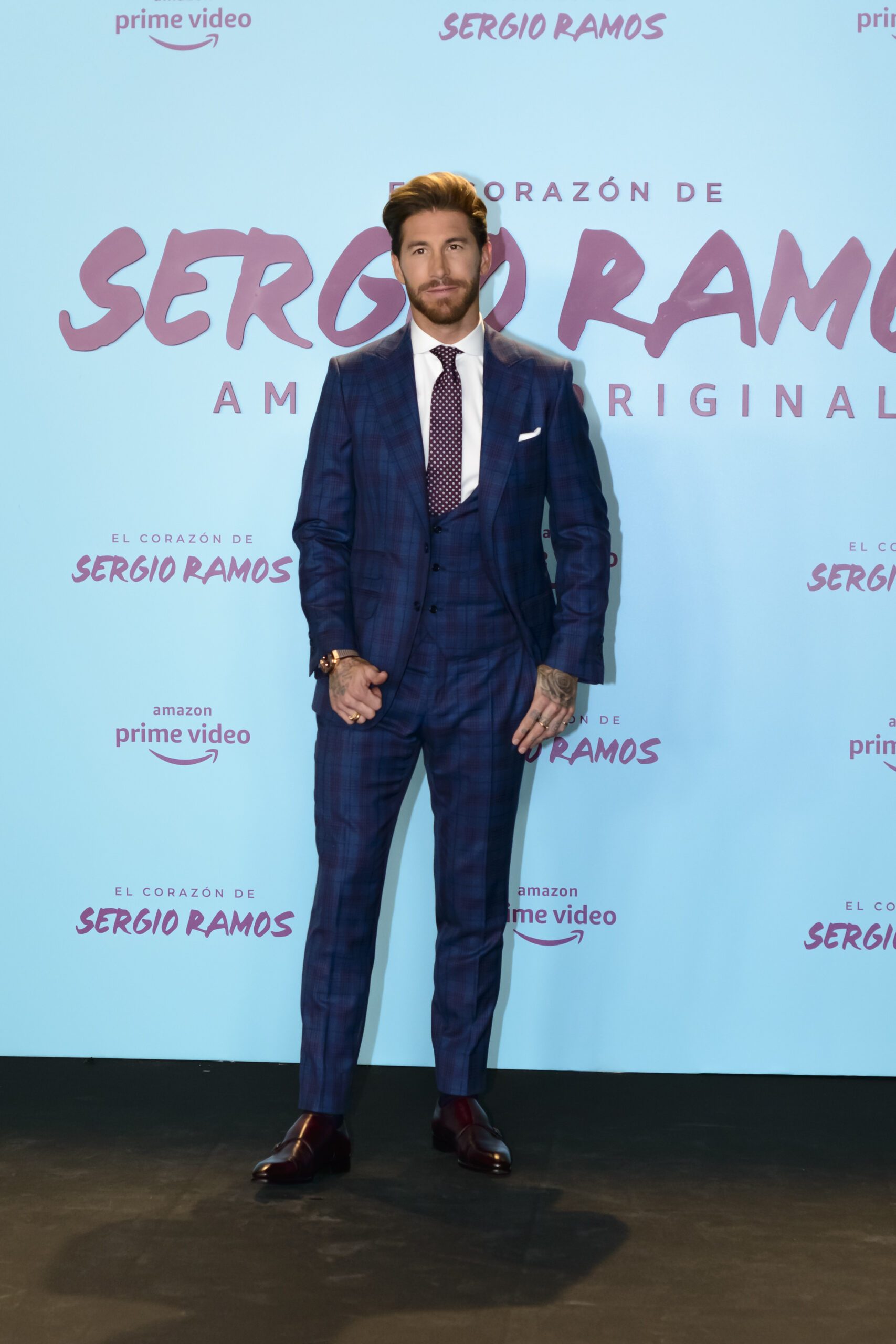 Sergio Ramos And Pilar Rubio With Vips Attend The Pre World Premier Documentary The Heart Of Ramos, Madrid Spain