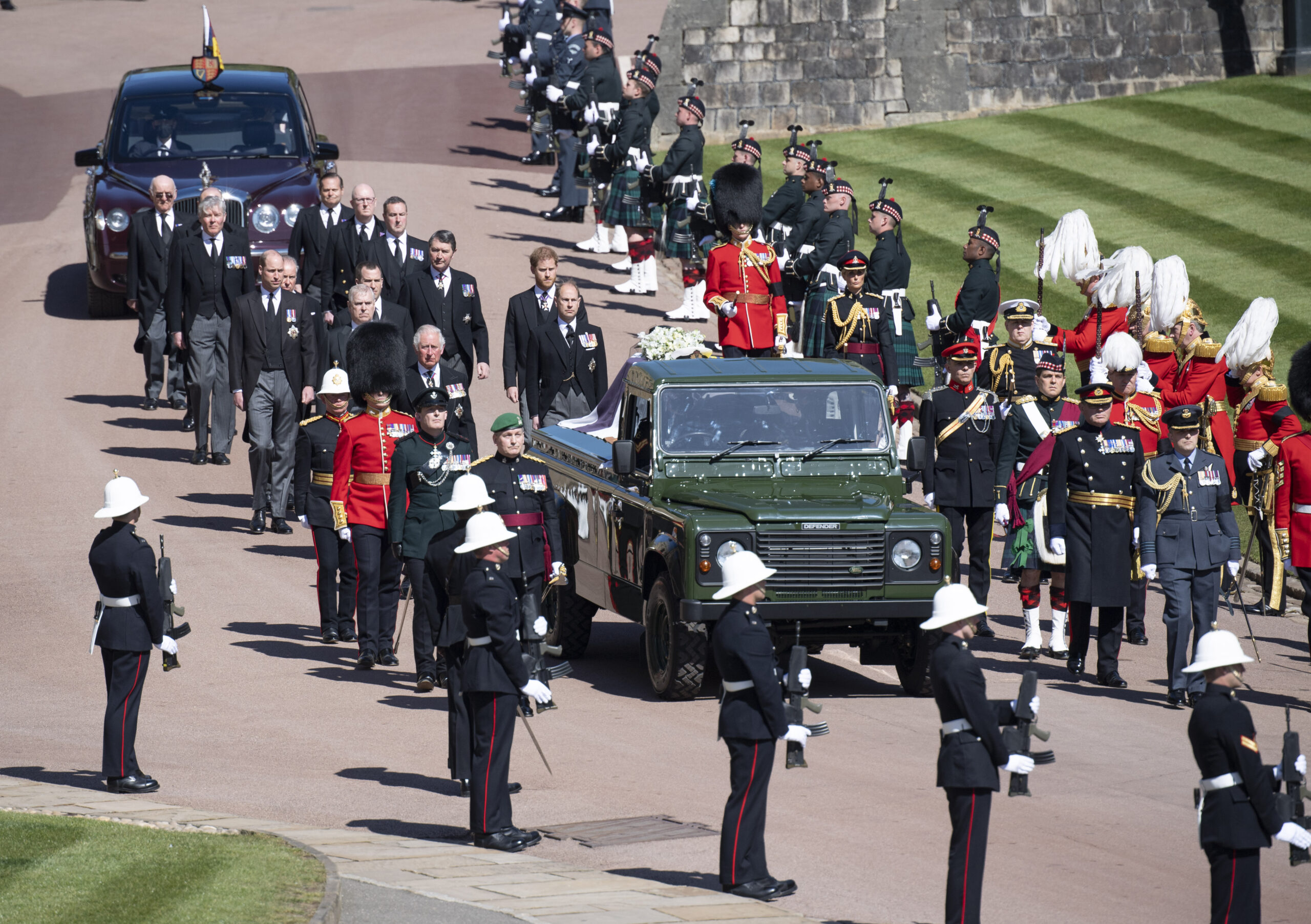 Royals Arrive At Prince Philip, The Duke Of Edinburgh's Funeral