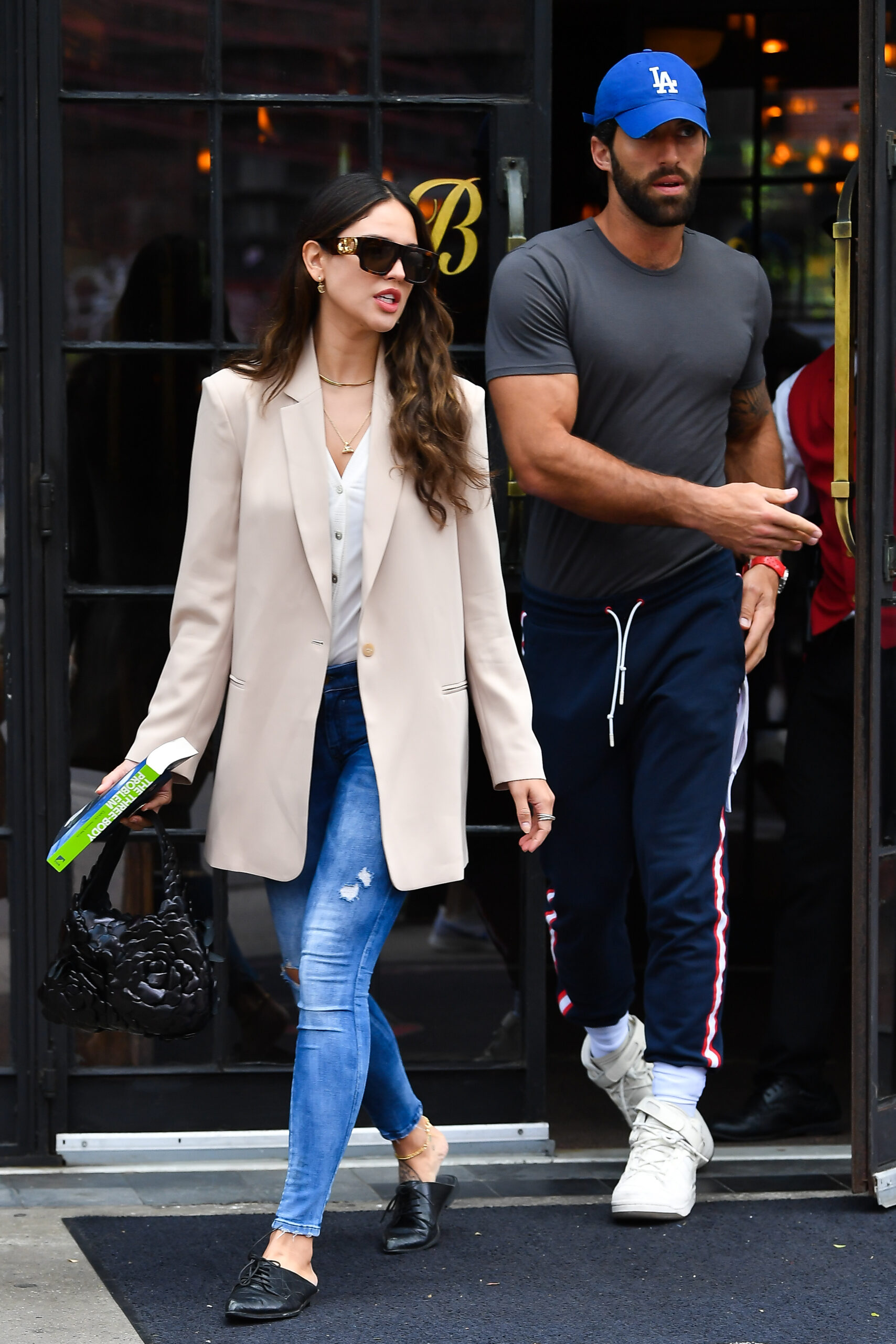 Eiza Gonzalez And New Boyfriend Paul Rabil Leave The Bowery Hotel New York City