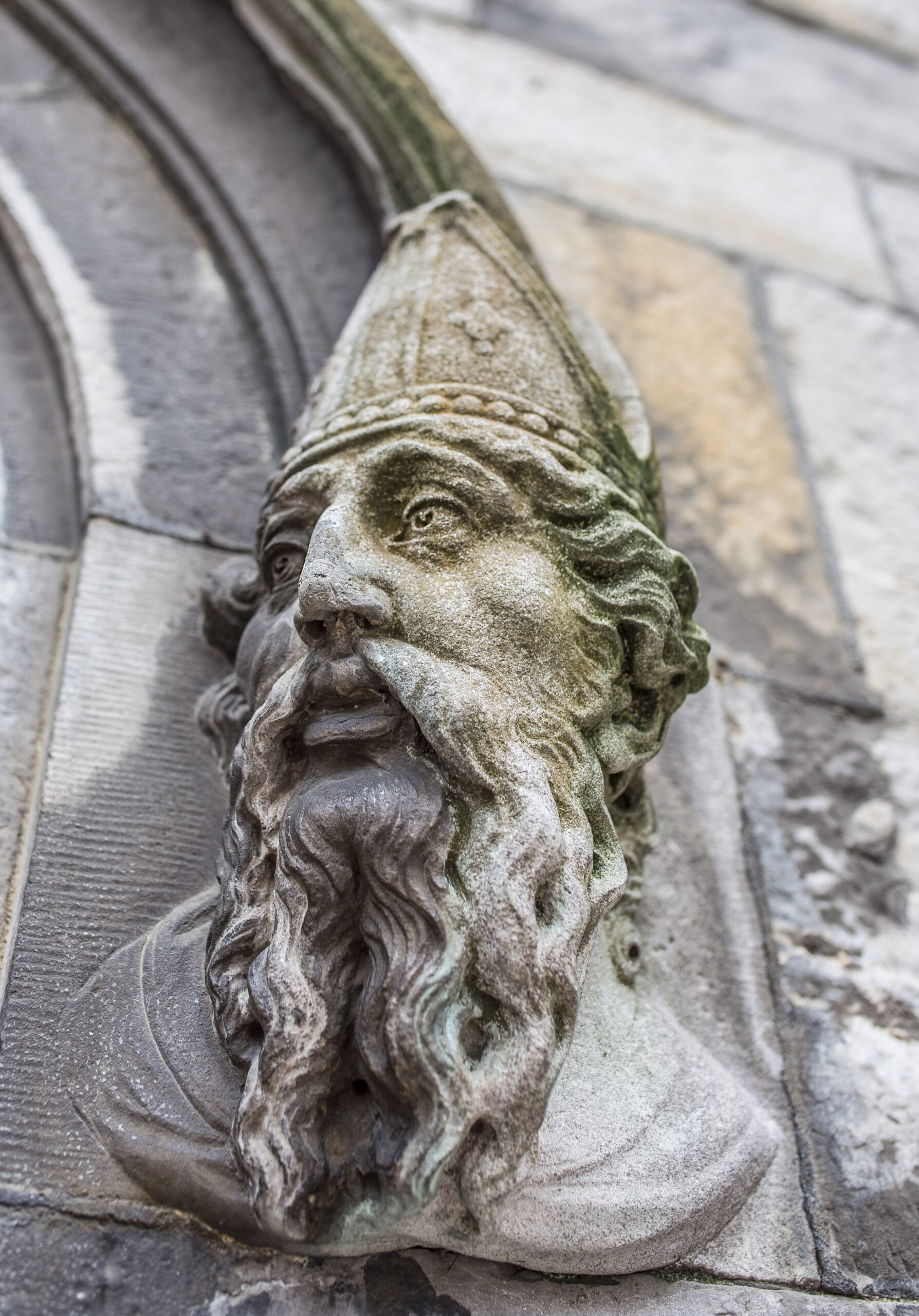 Head Saint Patrick, The Chapel Royal at Dublin Castle, Ireland