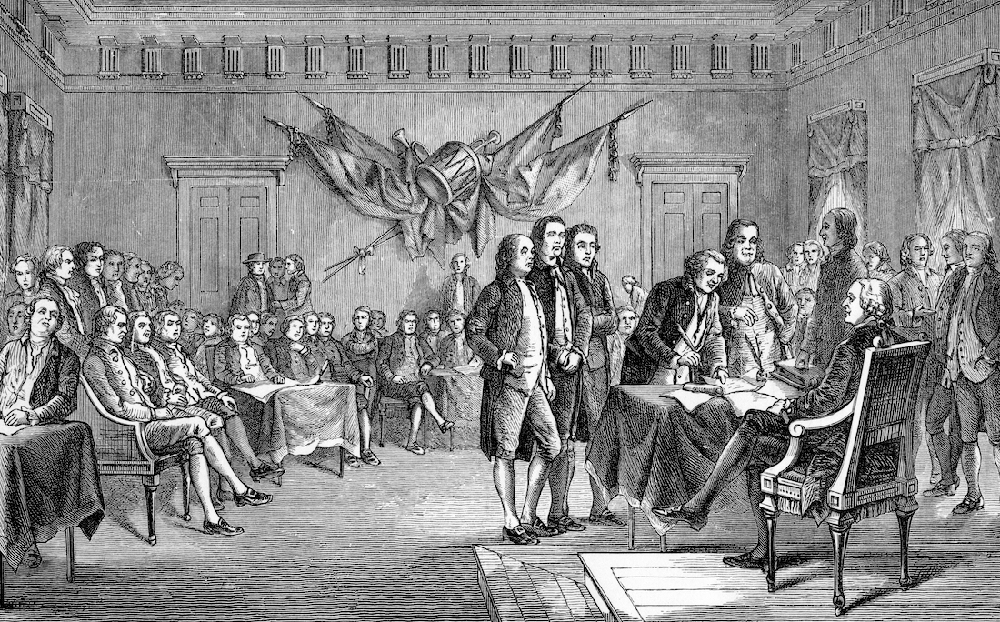 Signing the Declaration of Independence in Philadelphia