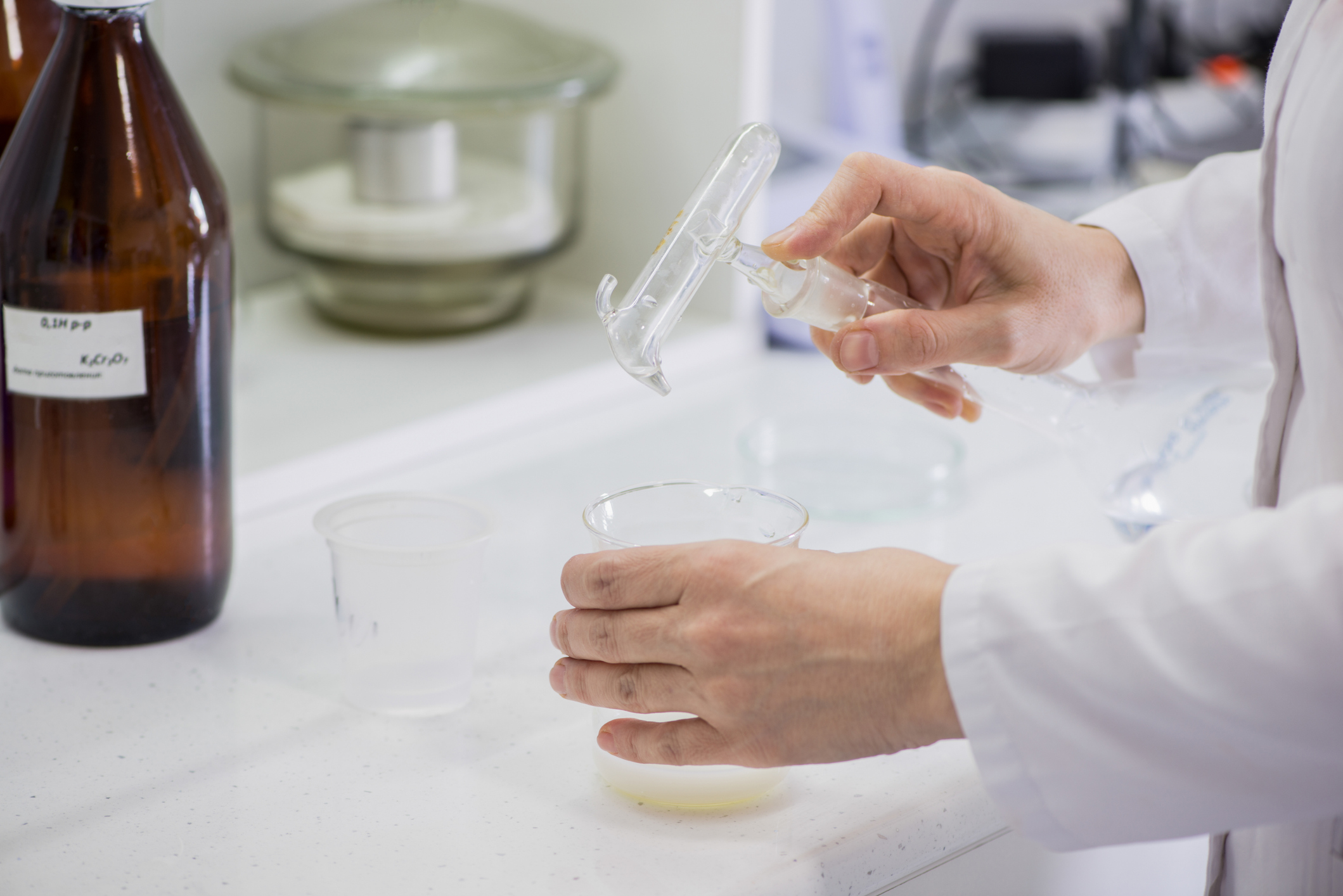 laboratory of dairy plant