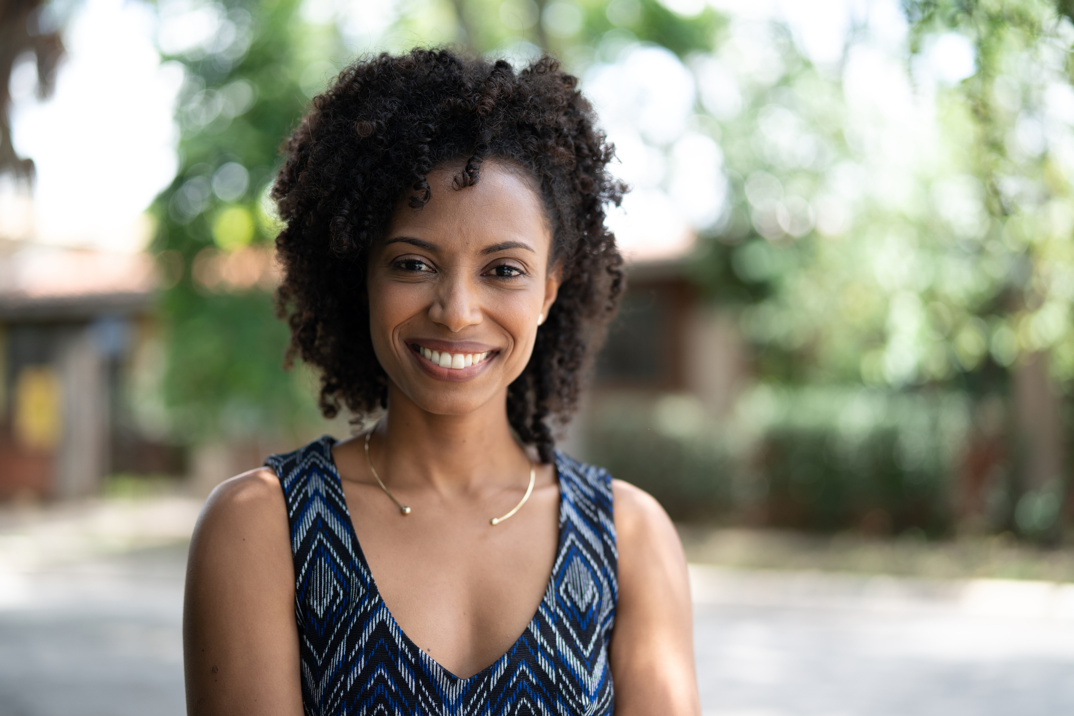 Businesswoman Portrait Outdoors