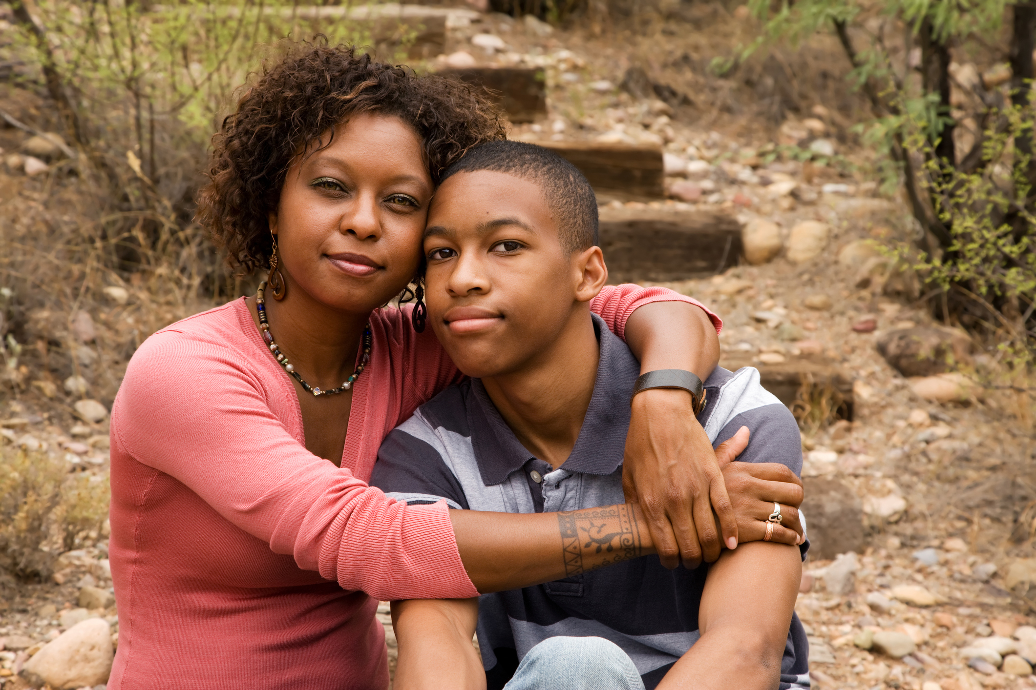 African-American single-parent family