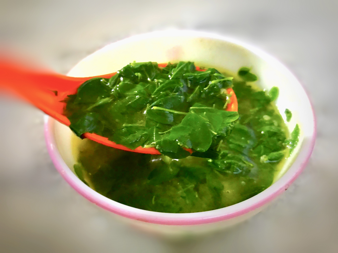 Moringa leaf soup