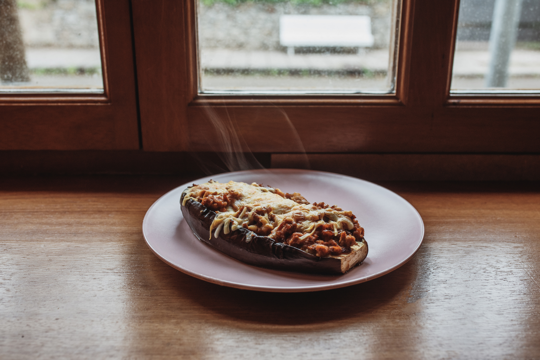 Stuffed eggplant