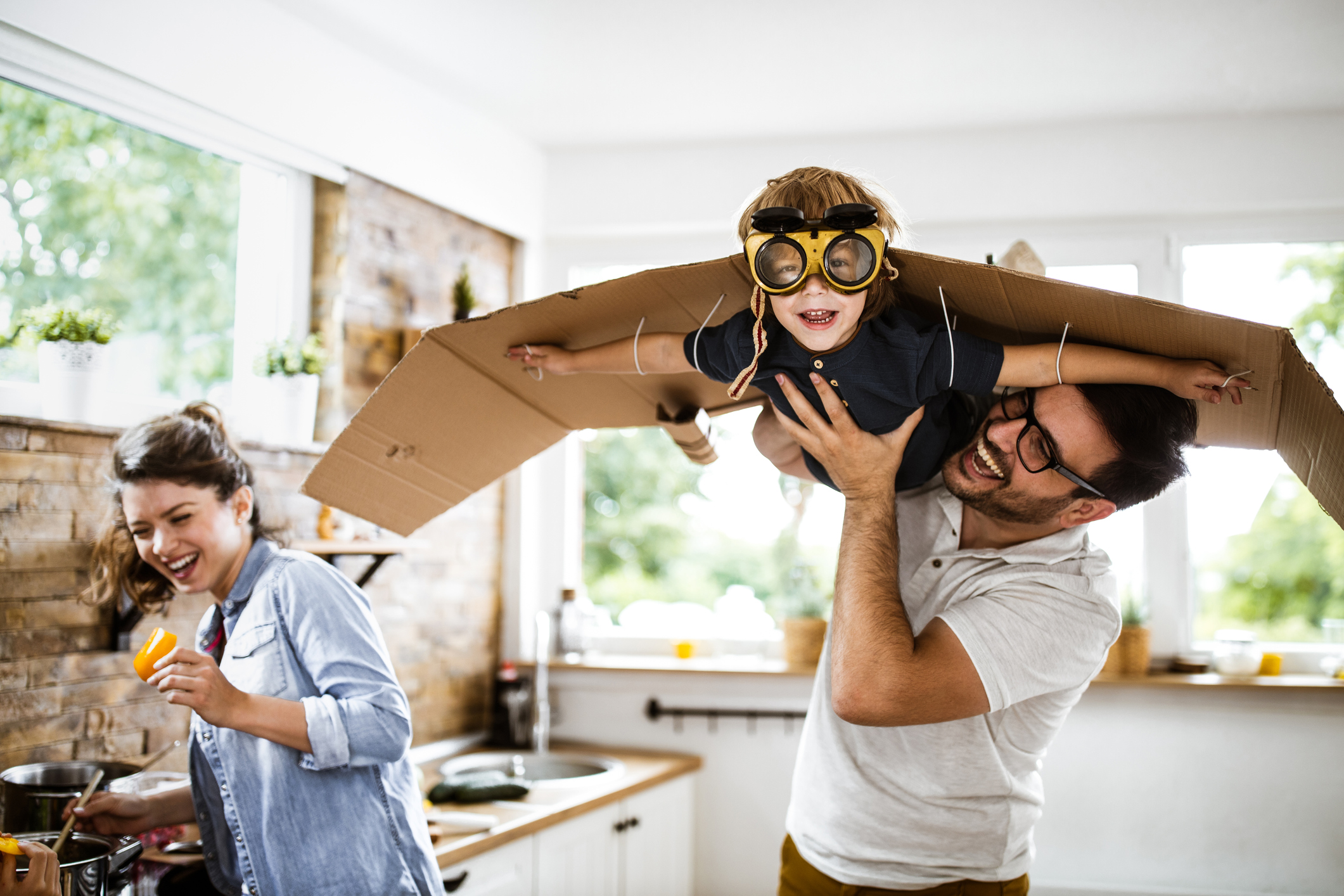 Look daddy, I'm an airplane!