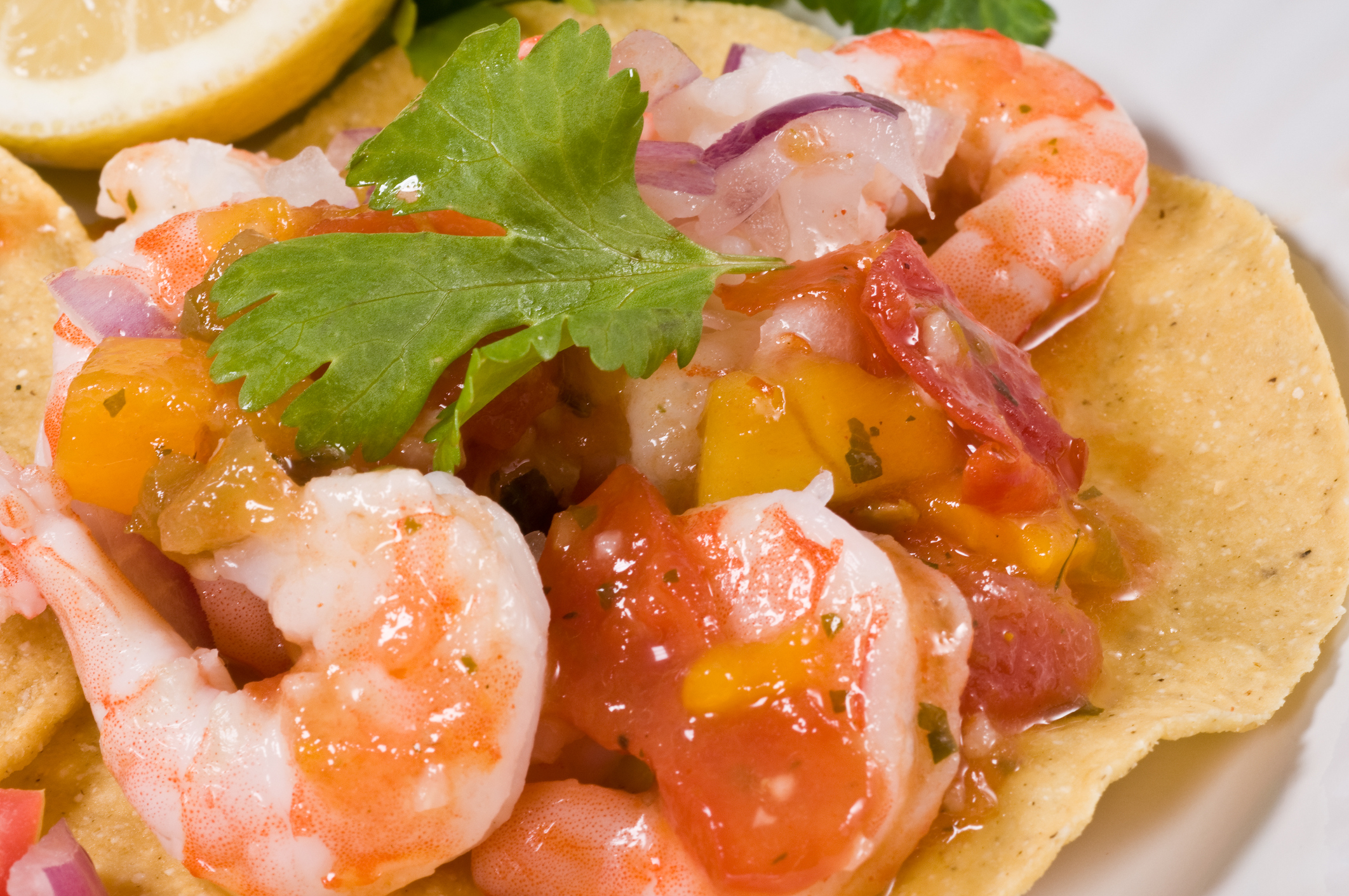 Shrimp Tostada