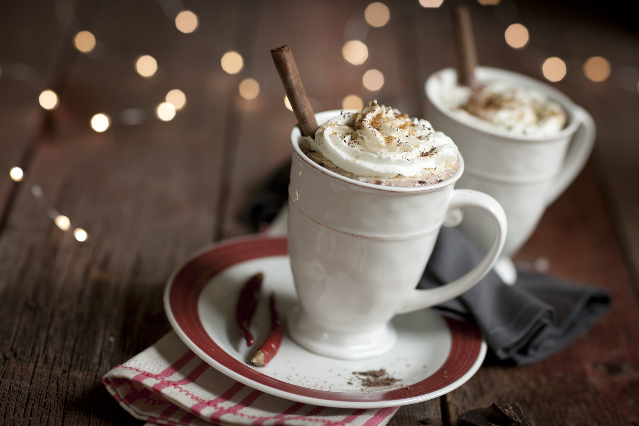 Mexican chili hot chocolate