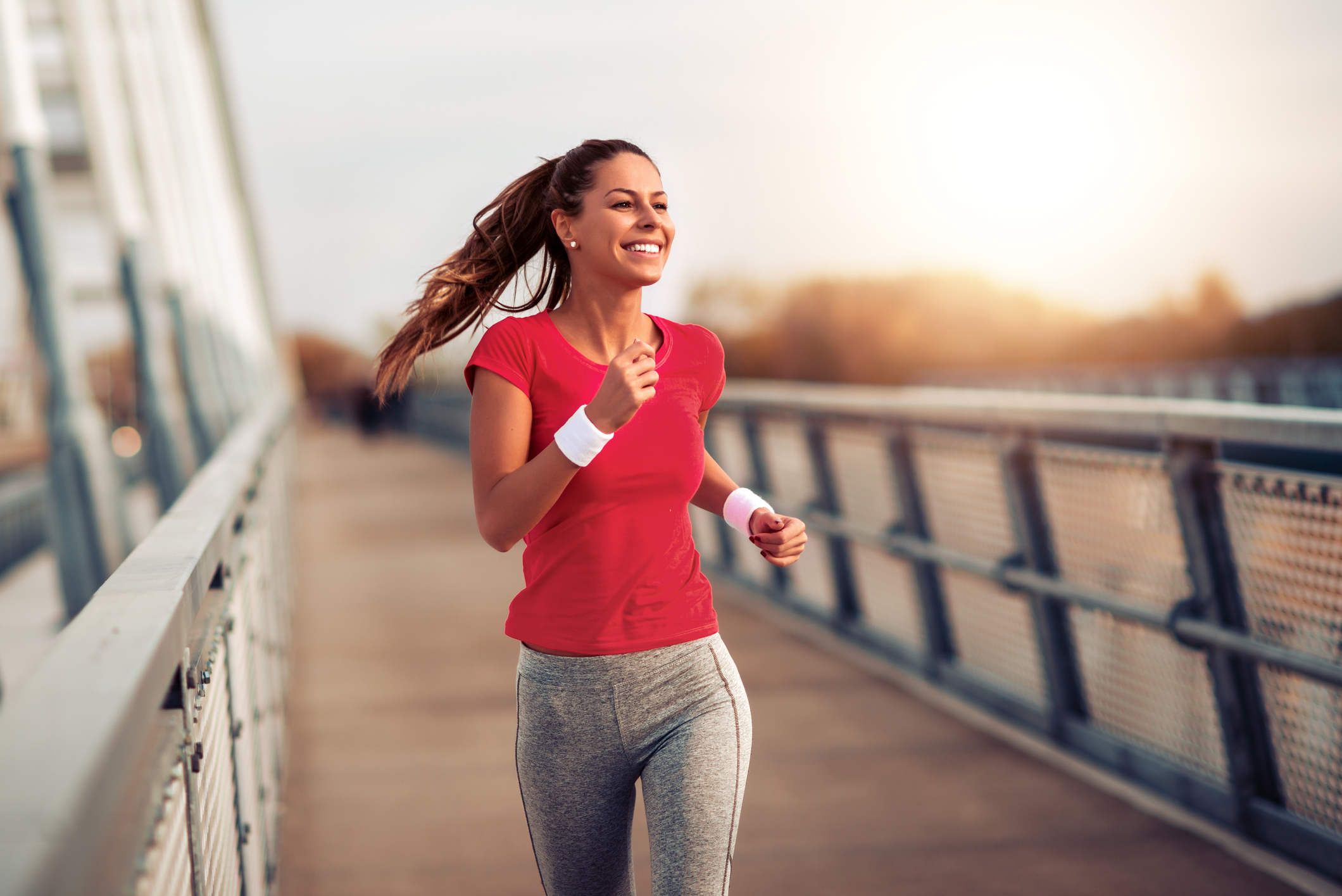 Fitness women exercising outdoors