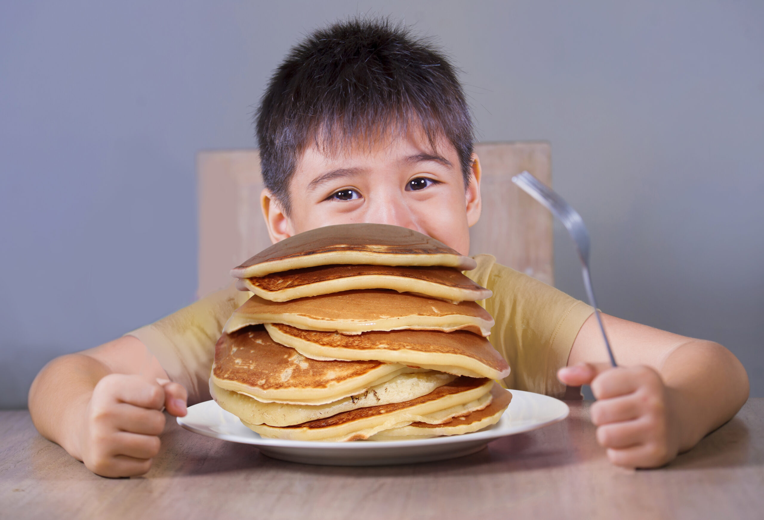 Niños comida