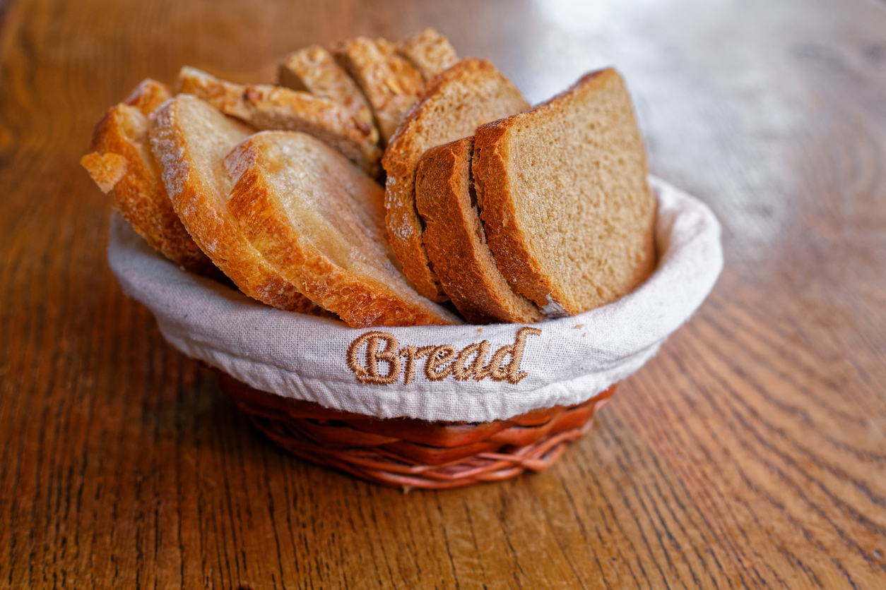 Slices of Well Baked Bread in a Basket