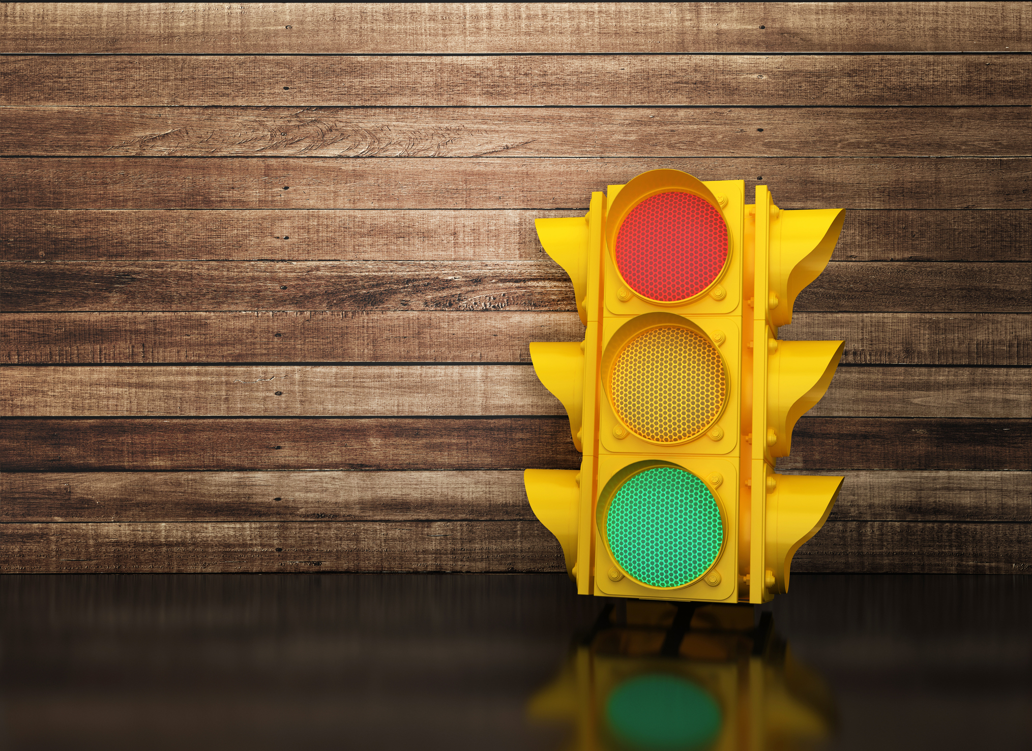 Traffic Light - 3D Rendering