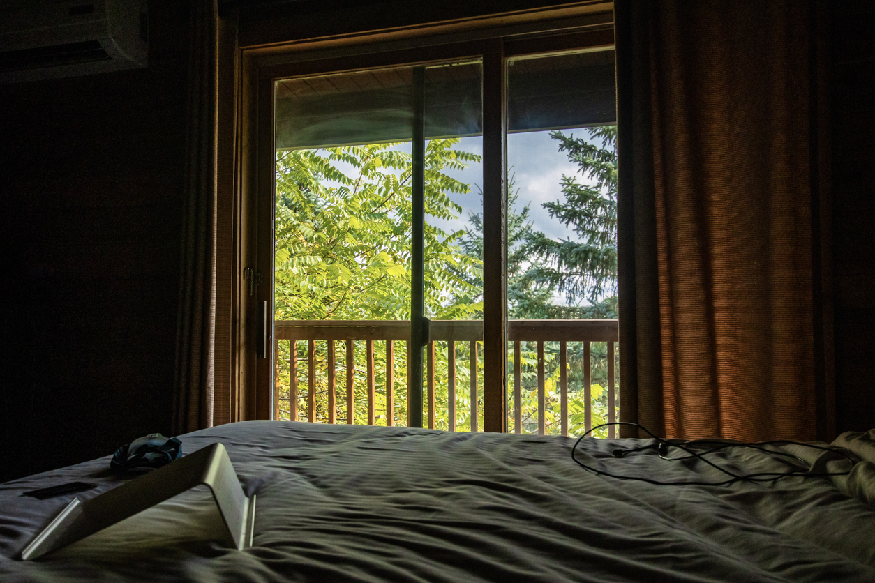 Idyllic hotel room