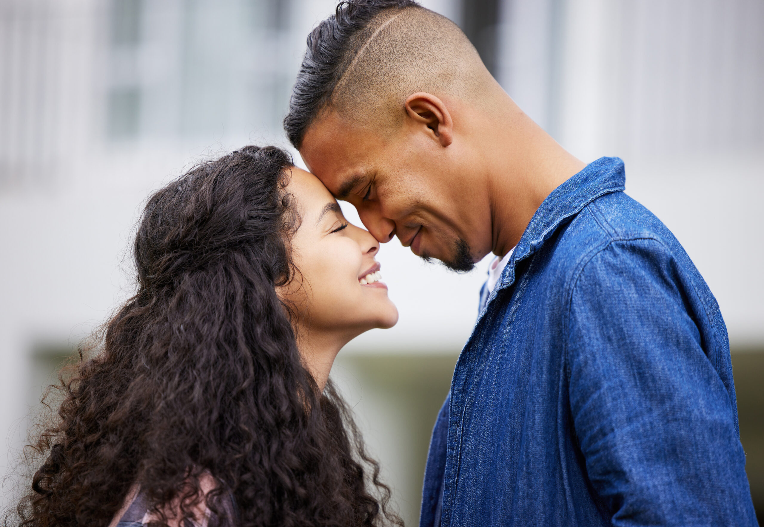 Shot of a young couple spending time together in their garden at home